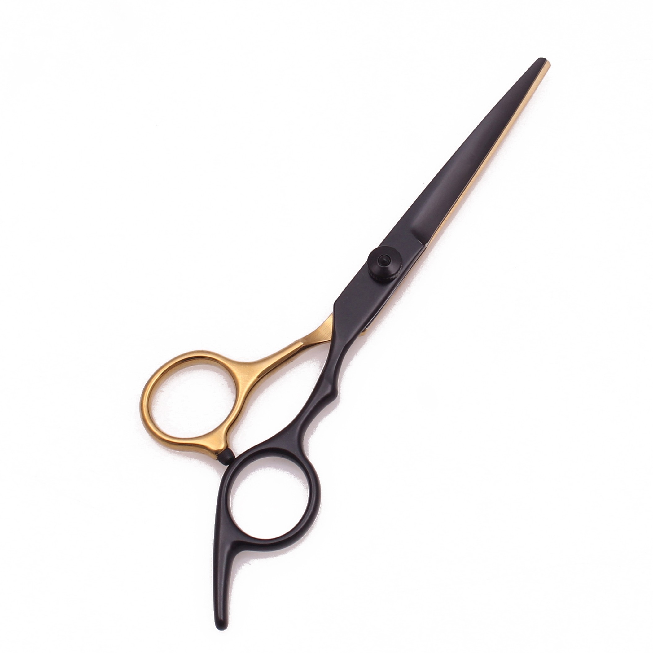Barbr & Thinning Scissor Black & Gold Color  Comb Set — Professional Barber Scissors by EQUIPES Instruments