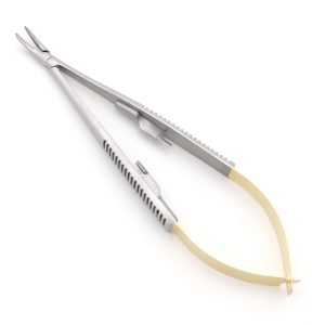 Castroviejo Needle Holder TC with Lock - Tungsten Carbide Jaws  14cm 16cm 18cm  Micro Surgery Needle Holder  Implant & Oral Surgery — Dental Instruments by EQUIPES Instruments