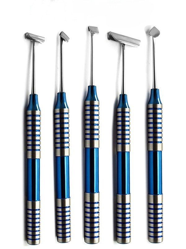 Dental Implant Soft Brushing Kit - 5 Pcs  Titanium Brushes for Implant Decontamination — Dental Instruments by EQUIPES Instruments