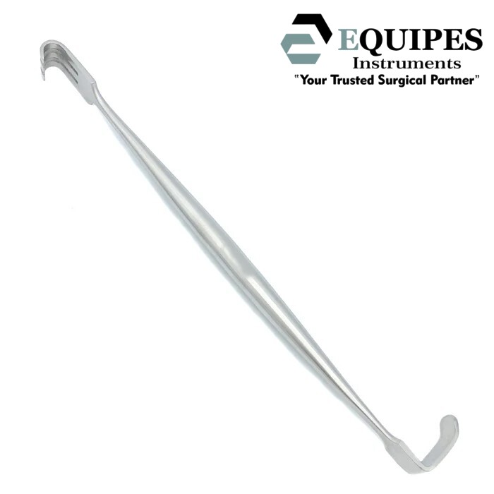 Miller-Senn Retractor Double-End Blunt-Solid — Surgical Instruments by EQUIPES Instruments