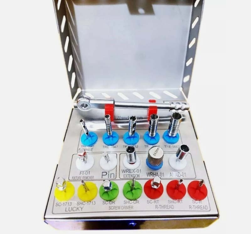 Set of 18 Pcs Dental Implant Remover Kit — Dental Instruments by EQUIPES Instruments