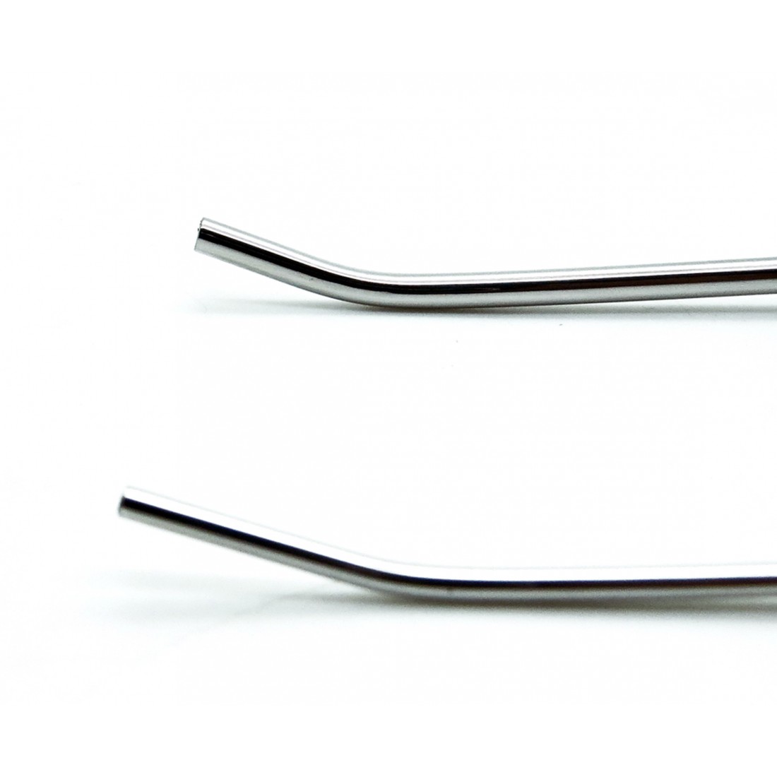 Set of 2 Pieces Dental Bone Grafting Syringes 2.5mm and 4.5mm Amalgam Implant Curved — Dental Instruments by EQUIPES Instruments
