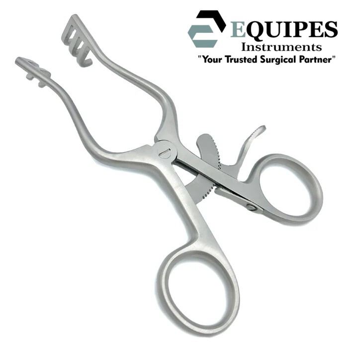 Weitlaner Retractor 11.5cm Blunt 2x3 Prongs — Surgical Instruments by EQUIPES Instruments